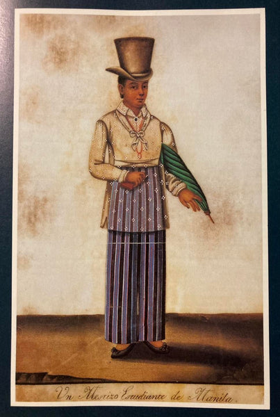 Journey of the Barong Tagalog, Addendum Part 18.9: Un Mestizo Estudiante de Manila by Damián Domingo