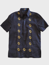 Bayani Art KA Everyday Barong in Navy