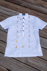 Pineapple Everyday Barong in White