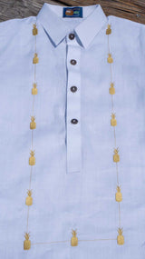 Pineapple Everyday Barong in White