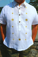 Sun & Stars Everyday Barong in White