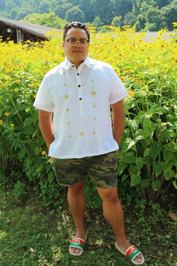 Sun & Stars Everyday Barong in White