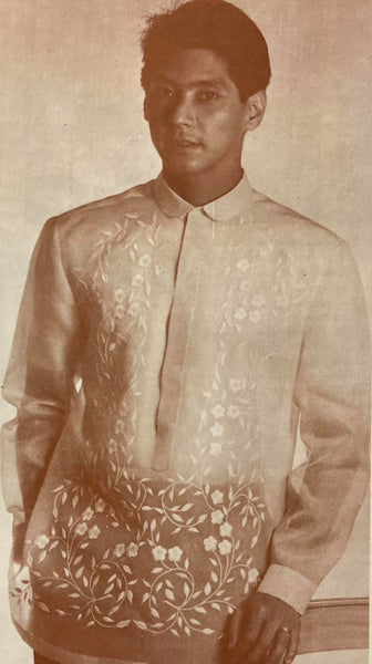 Journey of the Barong Tagalog, 20th Century Philippines Part 33: Chito Antonio