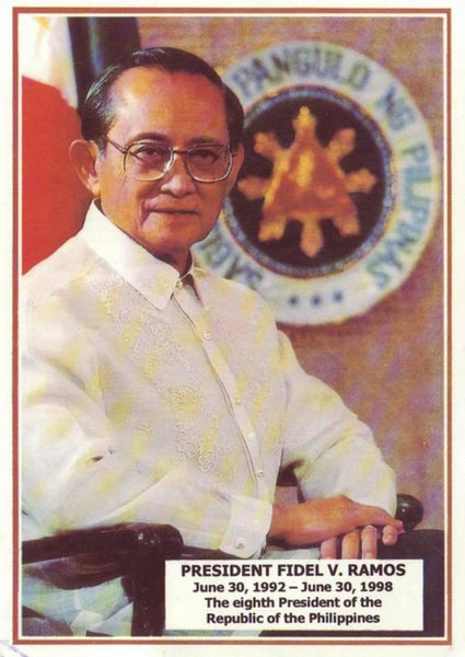 Journey of the Barong Tagalog, 20th Century Philippines Part 40: President Fidel Ramos