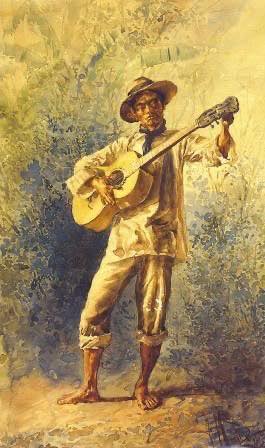 Journey of the Barong Tagalog, Addendum Part 8: Guitar Players in 19th & 20th Century Paintings