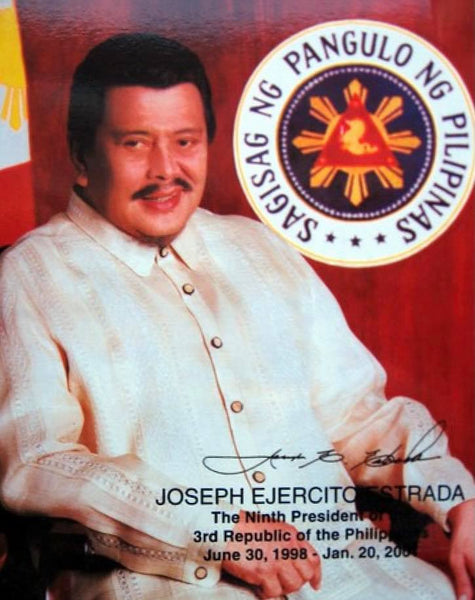 Journey of the Barong Tagalog, 20th Century Philippines Part 41: President Joseph Estrada