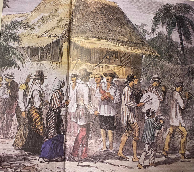 Journey of the Barong Tagalog, Addendum Part 4: Marriage Procession in Manila in 1857