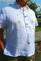 Sun & Stars Everyday Barong in White