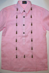 Pineapple Everyday Barong in Pink